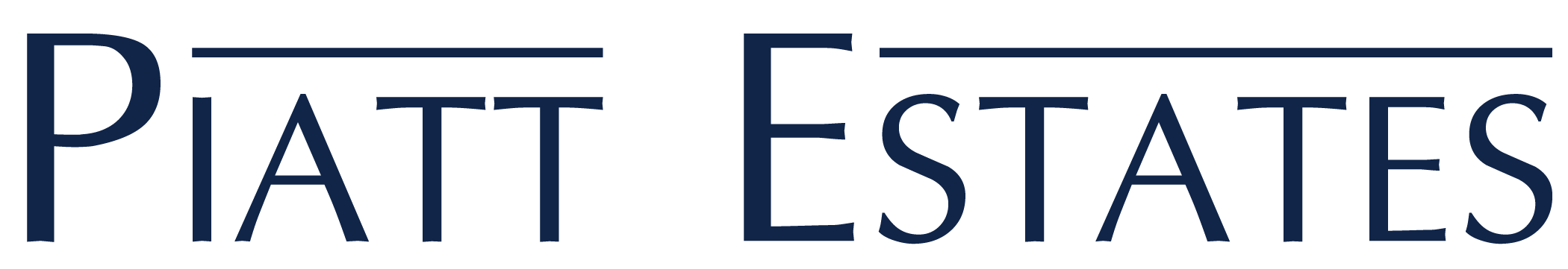 Piatt Estates Logo Blue